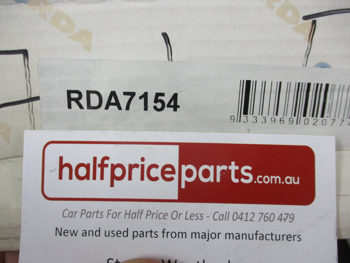 RDA Rear Disc Brake Rotors (Pair) Standard Suits Porsche 930 Turbo New Part