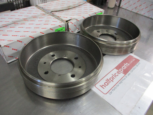 RDA Rear Brake Drums (Pair) Suits Peugeot 504 Wagon New Part