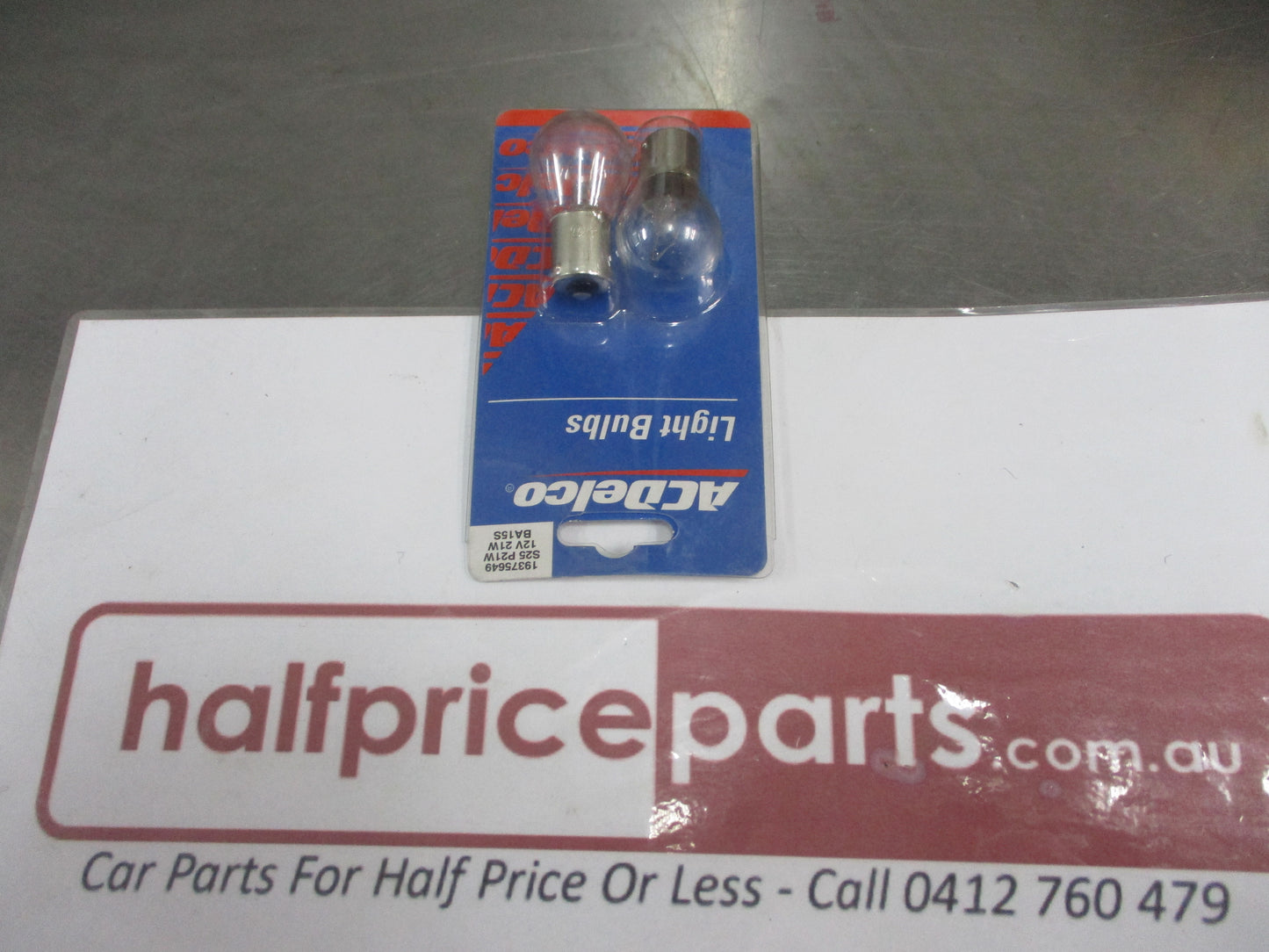 ACDelco Clear Twin Pack 12V-21W P21W Bulb New Part