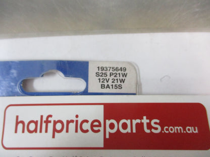 ACDelco Clear Twin Pack 12V-21W P21W Bulb New Part