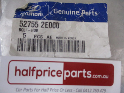 Hyundai Various Models Genuine Hub Bolt New Pack of 5 New Part