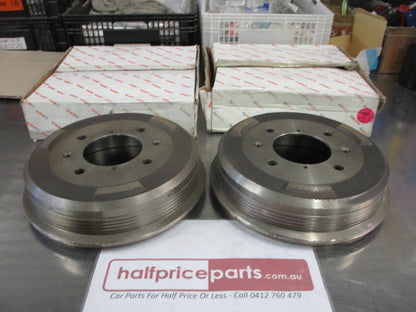 RDA Rear Brake Drum (Pair) Standard Suits Peugeot 505 Wagon New Part