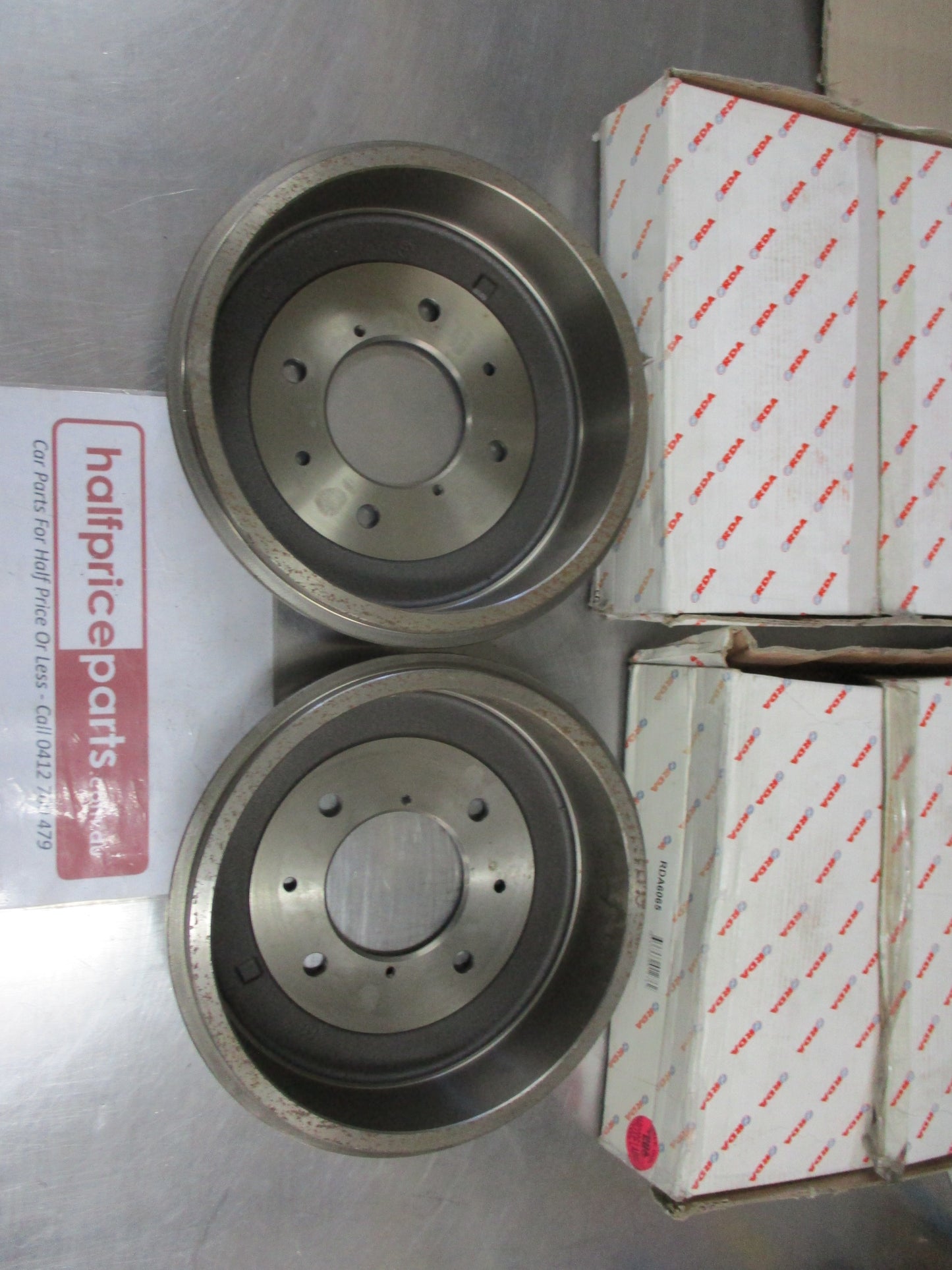 RDA Rear Brake Drum (Pair) Standard Suits Peugeot 505 Wagon New Part