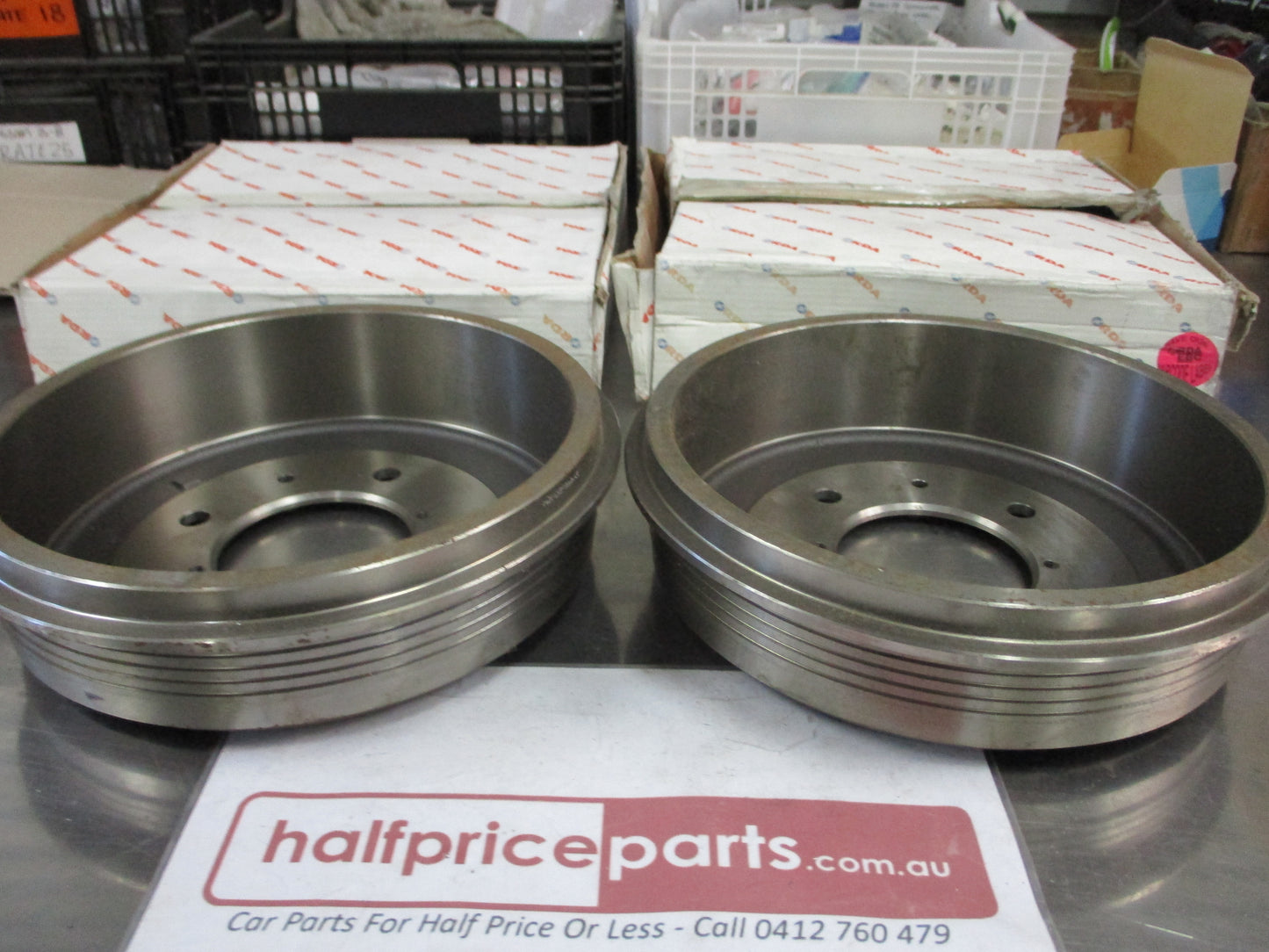 RDA Rear Brake Drum (Pair) Standard Suits Peugeot 505 Wagon New Part