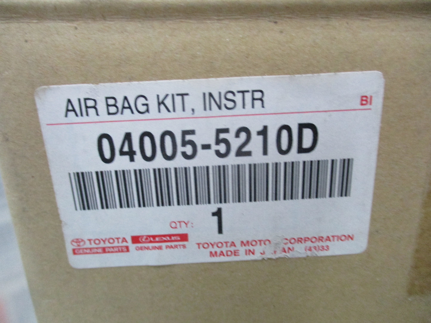 Toyota Yaris NCP93 Genuine Passenger Side Air Bag Inflator New Part