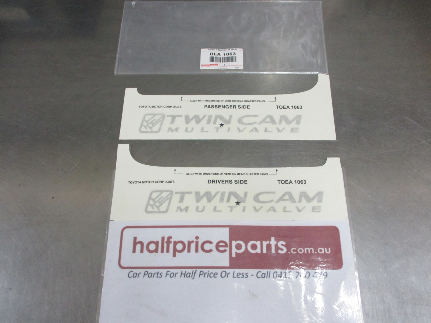 Toyota Landcruiser 100 Series Genuine Twin Cam Multivalve Decals New Part