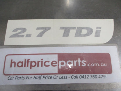 Nissan Terrano 2.7 TDI Genuine Rear Emblem New Part