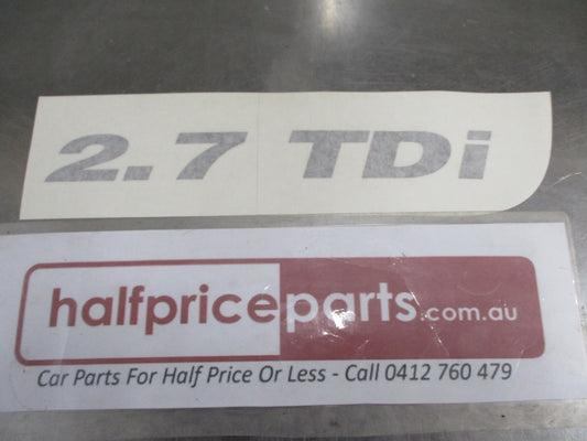Nissan Terrano 2.7 TDI Genuine Rear Emblem New Part