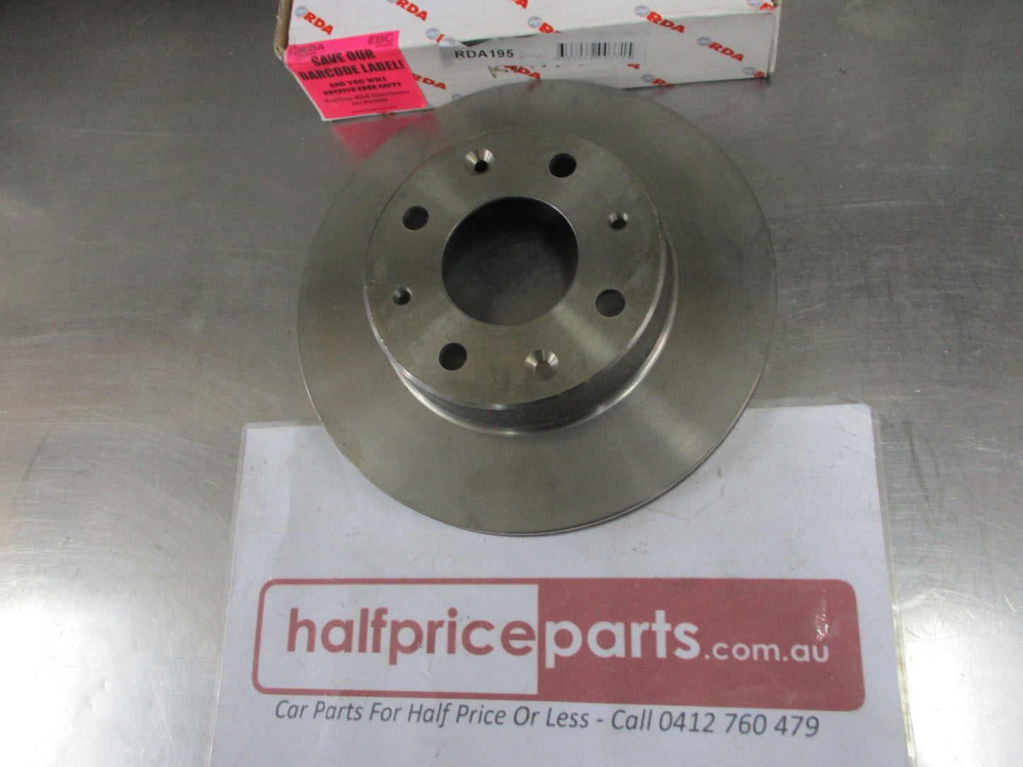 RDA Front Disc Rotors (Single) Suits Honda Accord SZ Hatch Back New Part