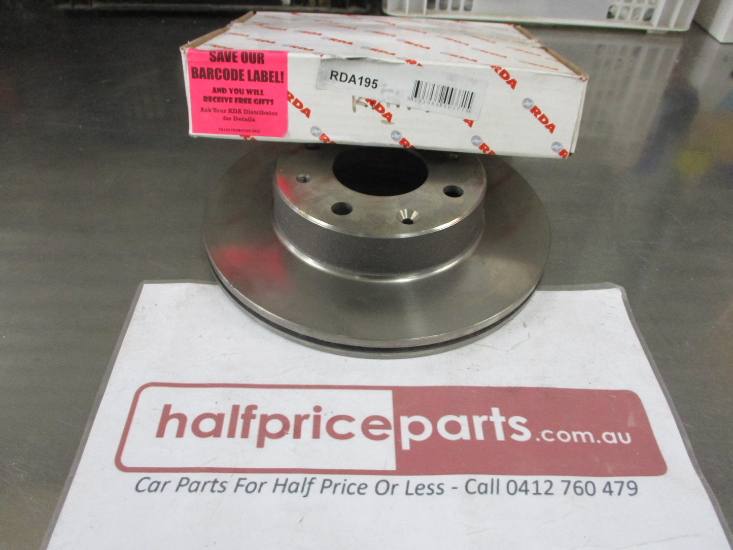 RDA Front Disc Rotors (Single) Suits Honda Accord SZ Hatch Back New Part