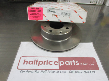 RDA Front Disc Rotors (Single) Suits Honda Accord SZ Hatch Back New Part