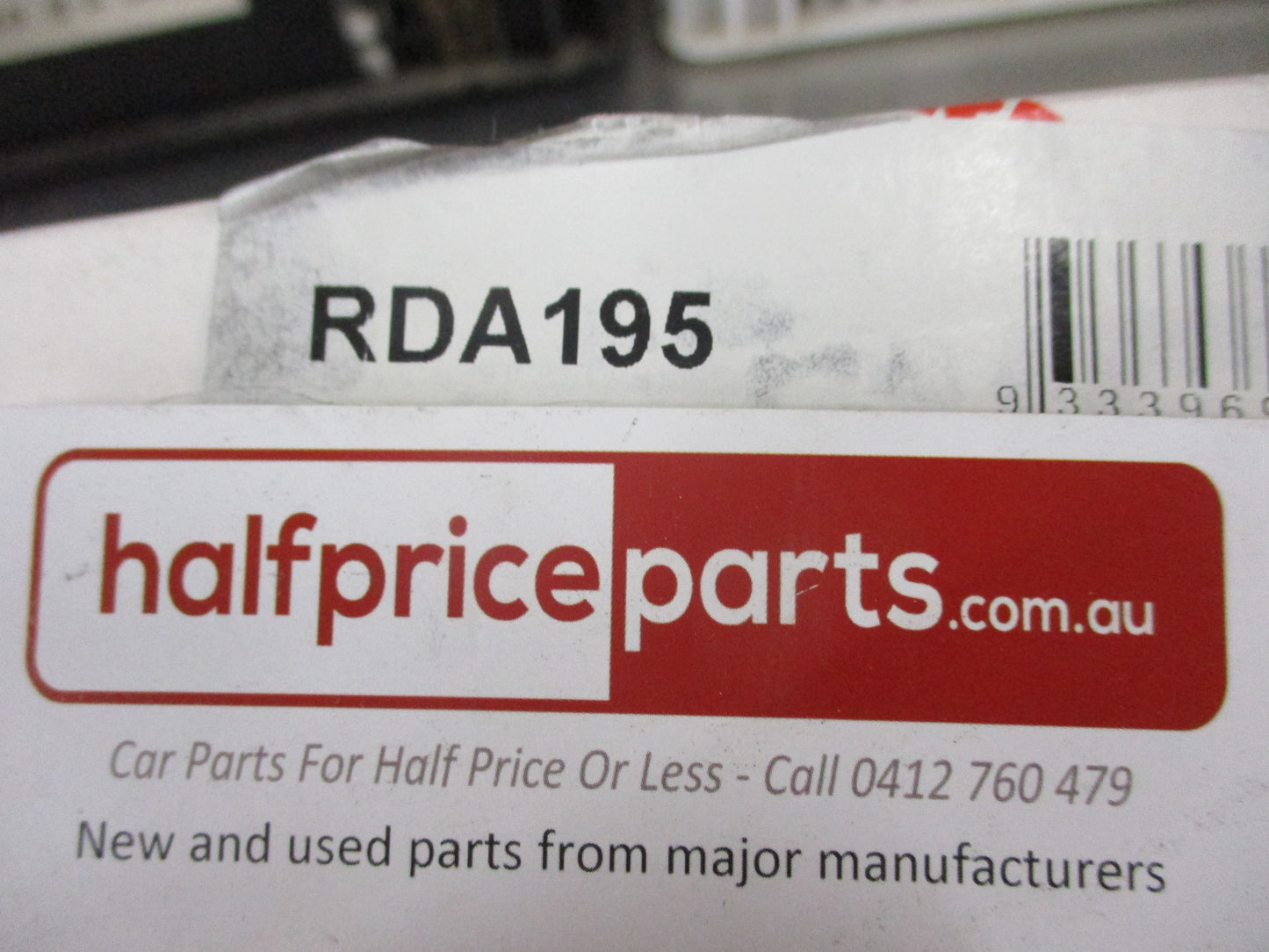 RDA Front Disc Rotors (Single) Suits Honda Accord SZ Hatch Back New Part