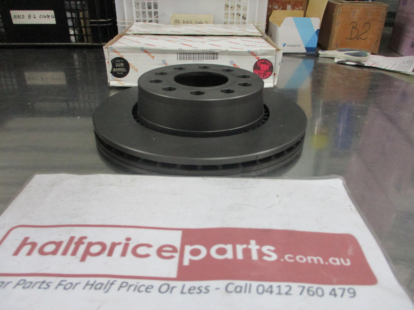 RDA Rear Disc Brake Rotor (Single) Standard Suits Audi A6 Quattro New Part