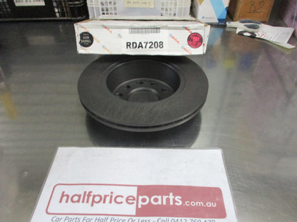 RDA Rear Disc Brake Rotor (Single) Standard Suits Audi A6 Quattro New Part