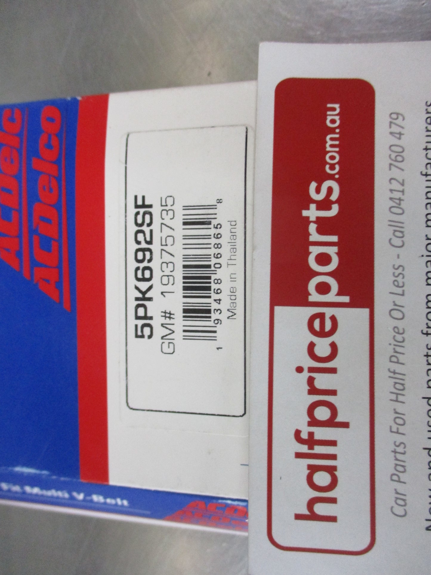 ACDelco Drive Belt Suits Ford Fiesta/Mazda 3 New Part