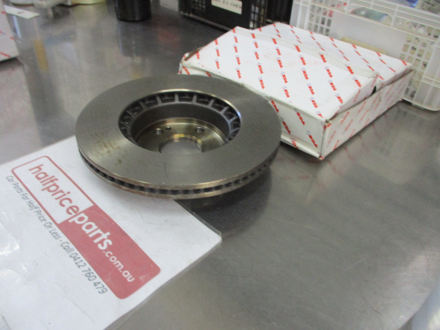 RDA Front Disc Brake Rotors (Single) Standard Suits Renault 25 V6 New Part