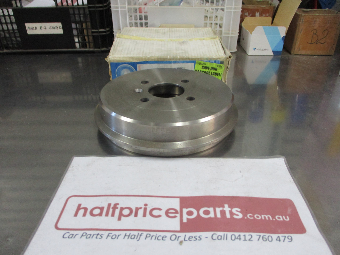 RDA Rear Brake Drums (Single) Suits Volvo 440/460/GLT/GLE New Part