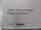 Hyundai Cerato Genuine Trailer Wiring Harness Fitting Instructions New Part