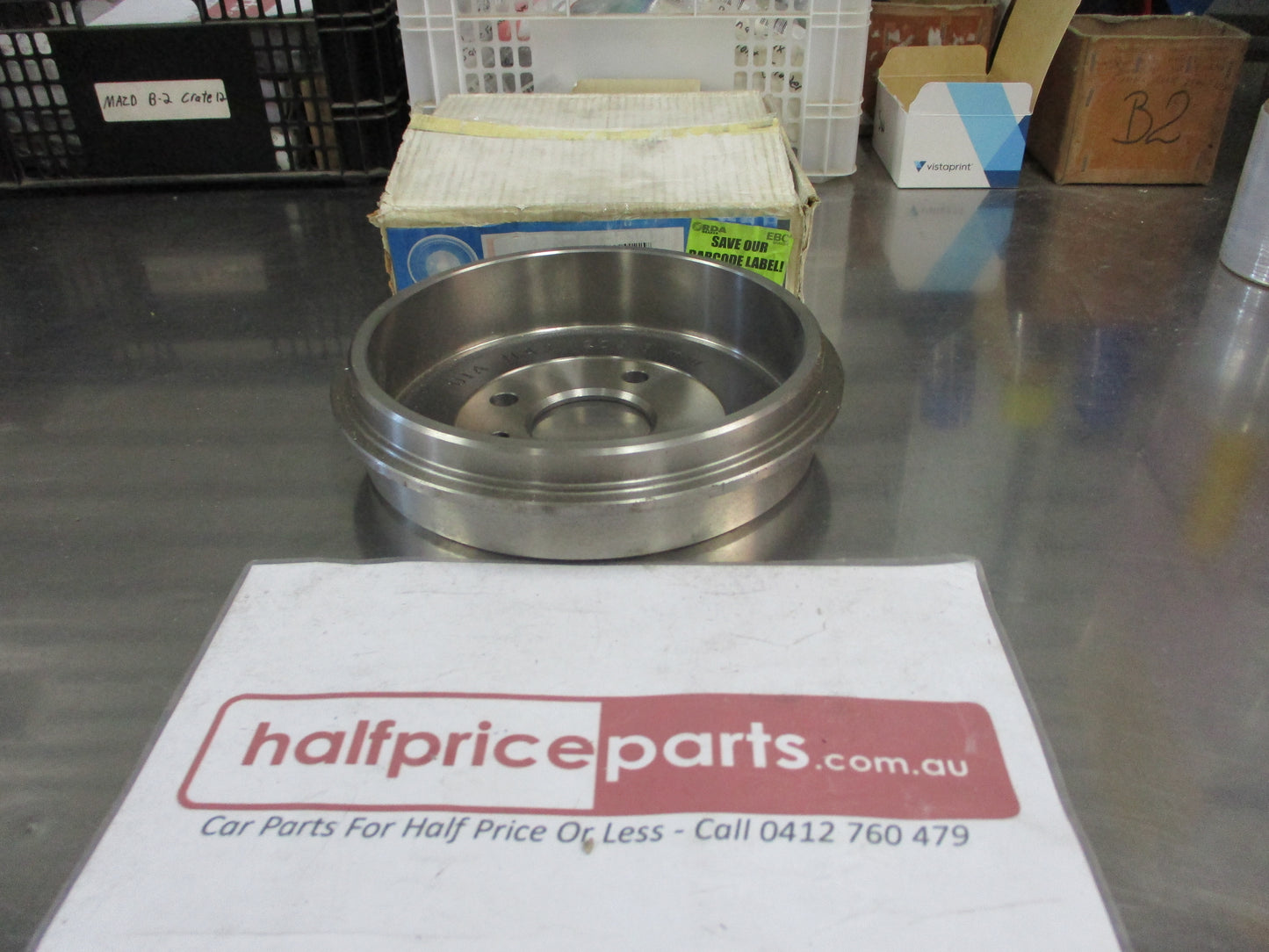 RDA Rear Brake Drums (Single) Suits Volvo 440/460/GLT/GLE New Part