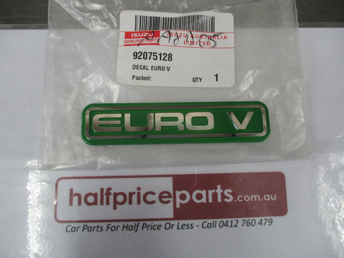 Isuzu 'EURO V' Truck Door Decal New Part
