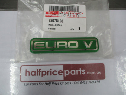 Isuzu 'EURO V' Truck Door Decal New Part