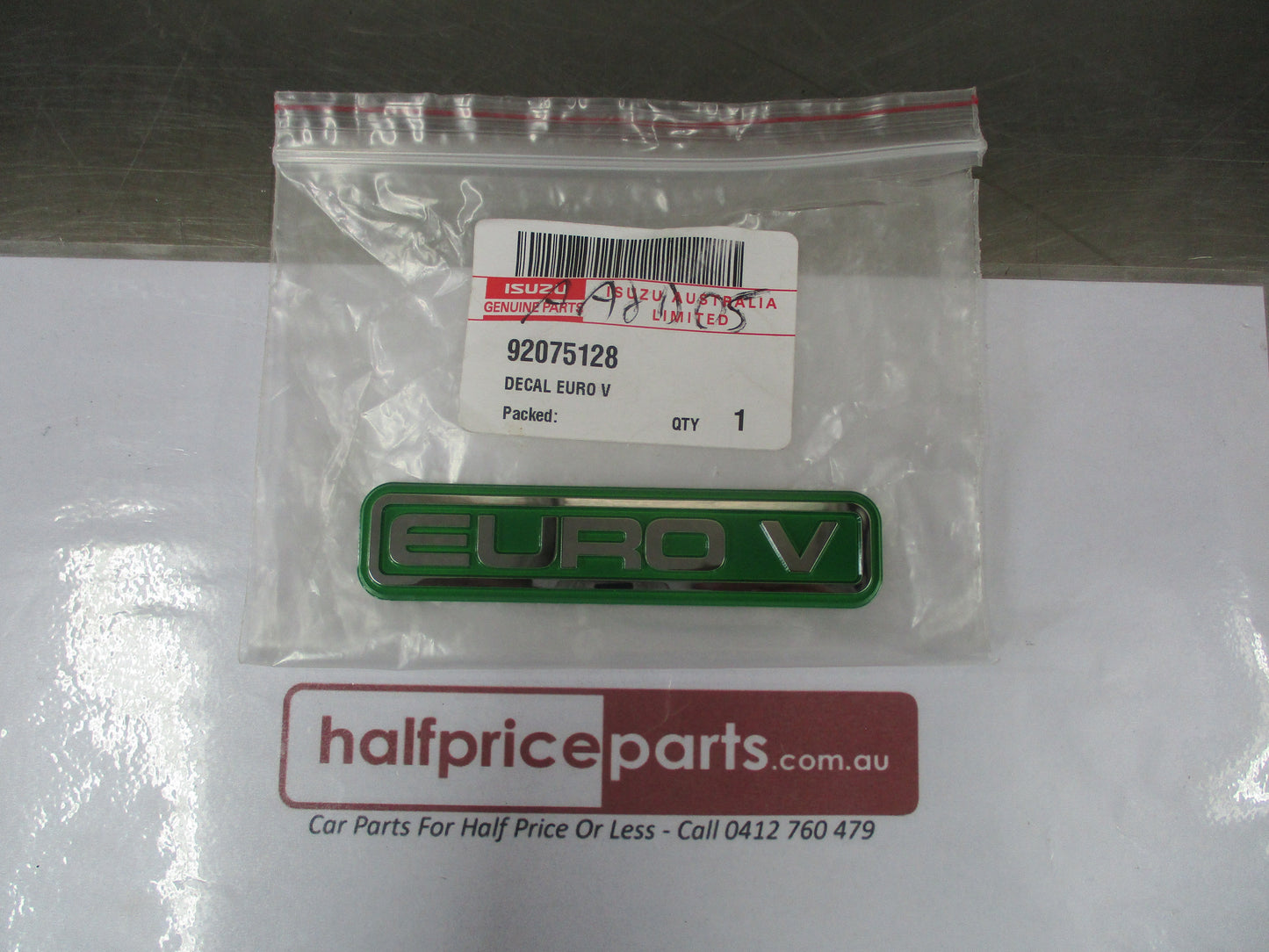 Isuzu 'EURO V' Truck Door Decal New Part