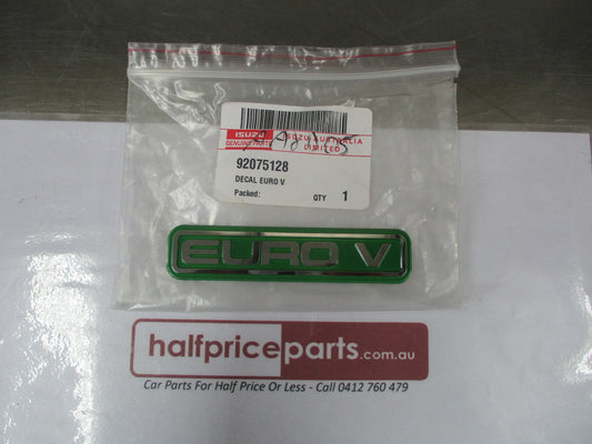 Isuzu 'EURO V' Truck Door Decal New Part