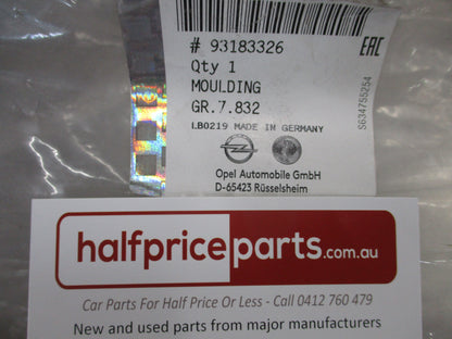 Holden Astra AH Genuine Left Hand Rear Bumper Rubbing Corner Moulding New Part