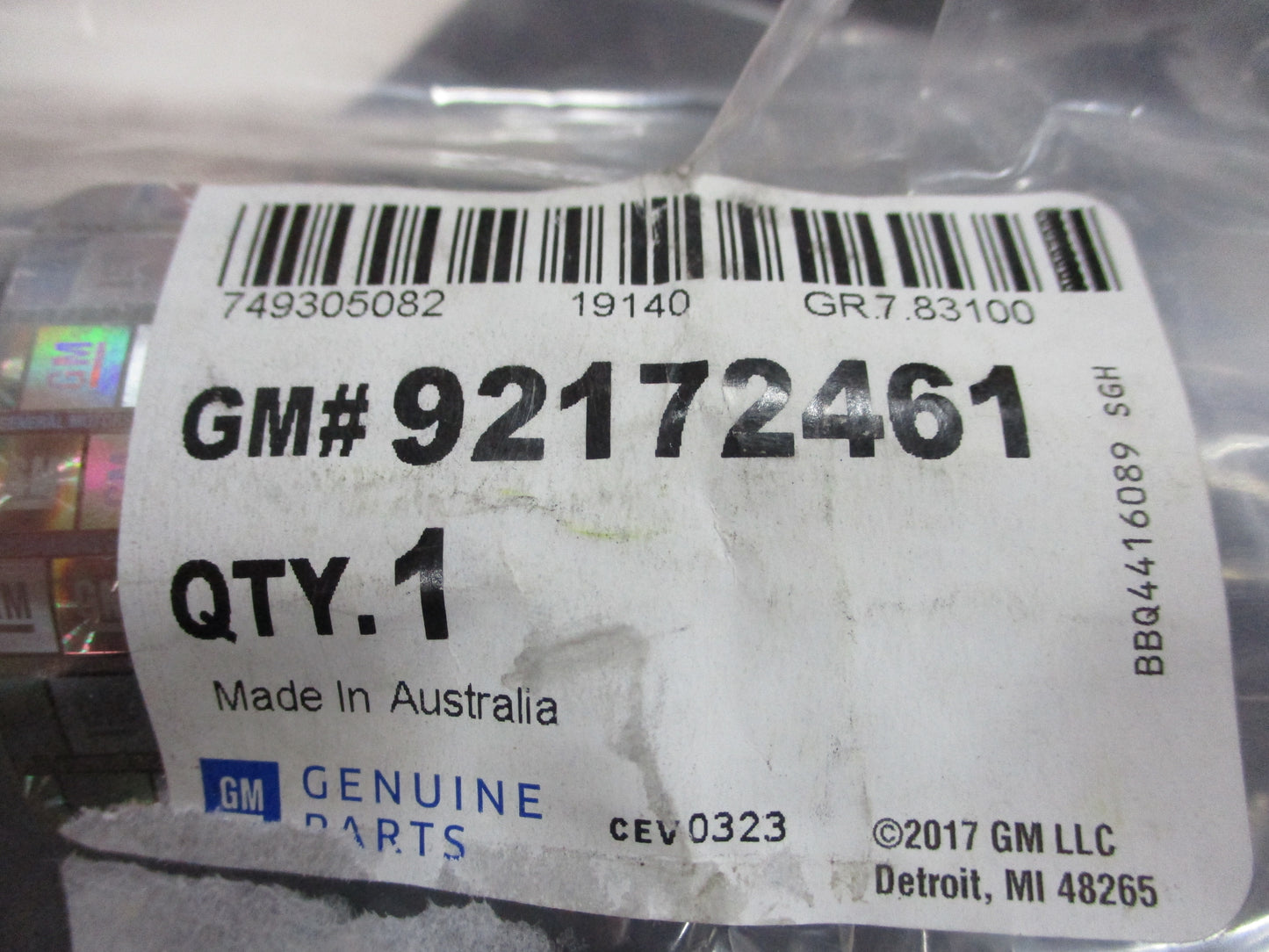 Holden VE Commodore Omega/Lumina Genuine Left Hand Front Bumper Insert Used Part