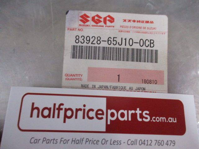 Suzuki Grand Vitara Genuine Left Hand Rear Door Black Out Tape New Part