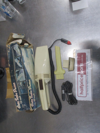 Vintage Auto Turbo Duster 12V Portable car Vacuum Vintage VGC Used Part