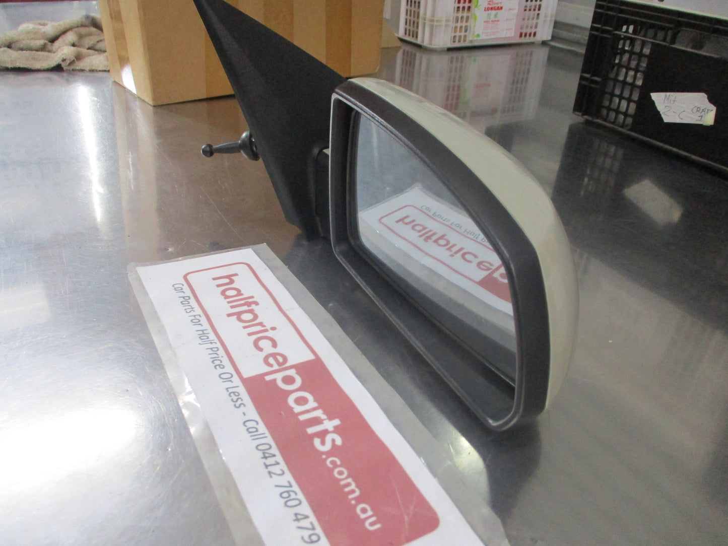 Kia Rio Genuine Right Hand (Drivers) Outside Mirror Assembly (Unpainted) New Part