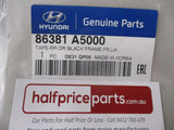 Hyundai Elantra Genuine Left Hand B-Pillar Door Frame Black Out Tape New Part