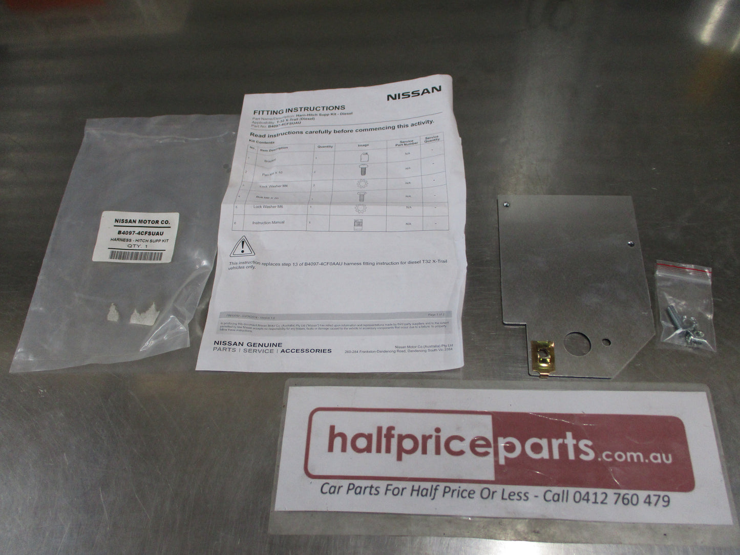 Nissan X-Trail T-32 Diesel Genuine Harness Hitch Supply Kit New Part
