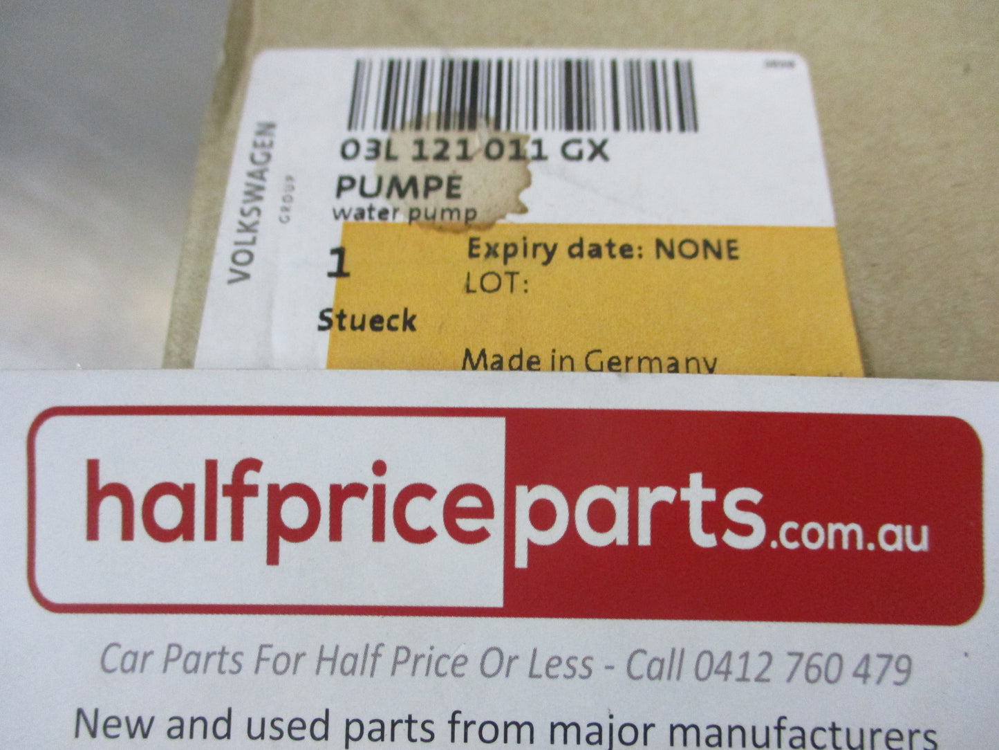 VW Beetle-Golf-Jetta-Passat Genuine Water Pump New Part