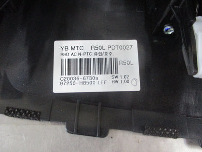 Kia Rio YB Genuine Heater Control Panel A/C Assembly New Part