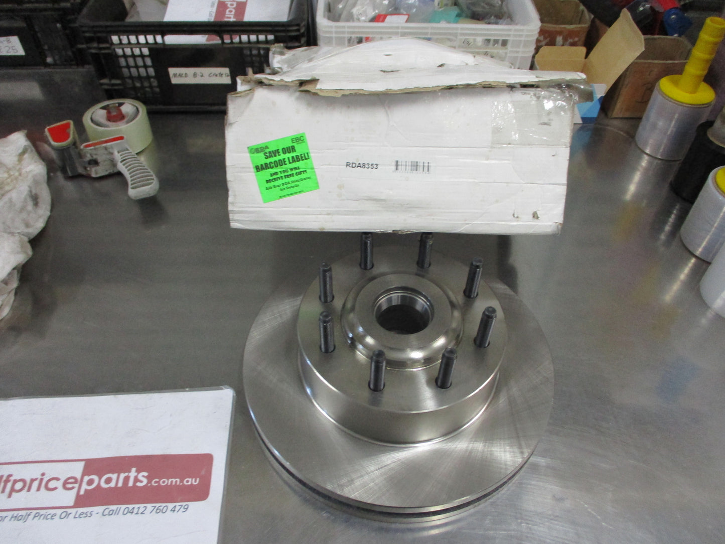 RDA Front Disc Brake Rotor Standard (Single) Suits Ford F350 2WD SRW New Part