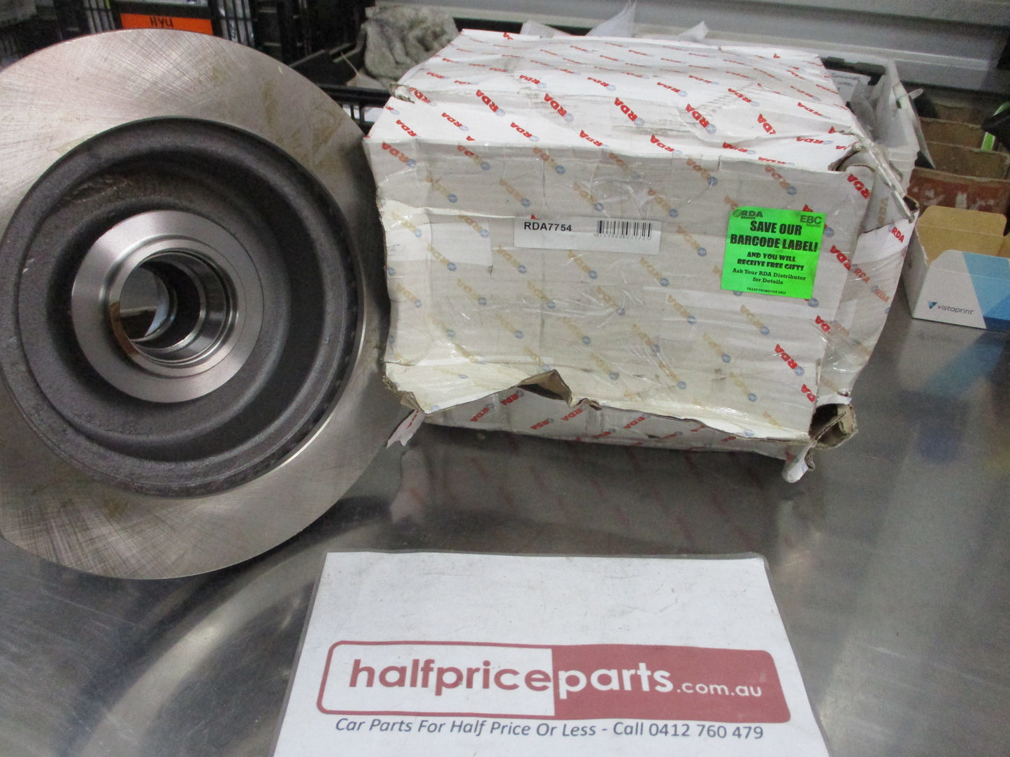 RDA Front Disc Brake Rotor (Single) Suits Ford F350 2WD Dual Rear Wheel New Part