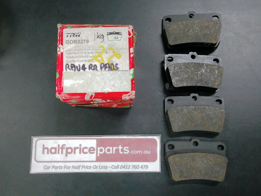 TRW Rear Brake Pad Set Suits Toyota Rav 4/Chery J11 New Part