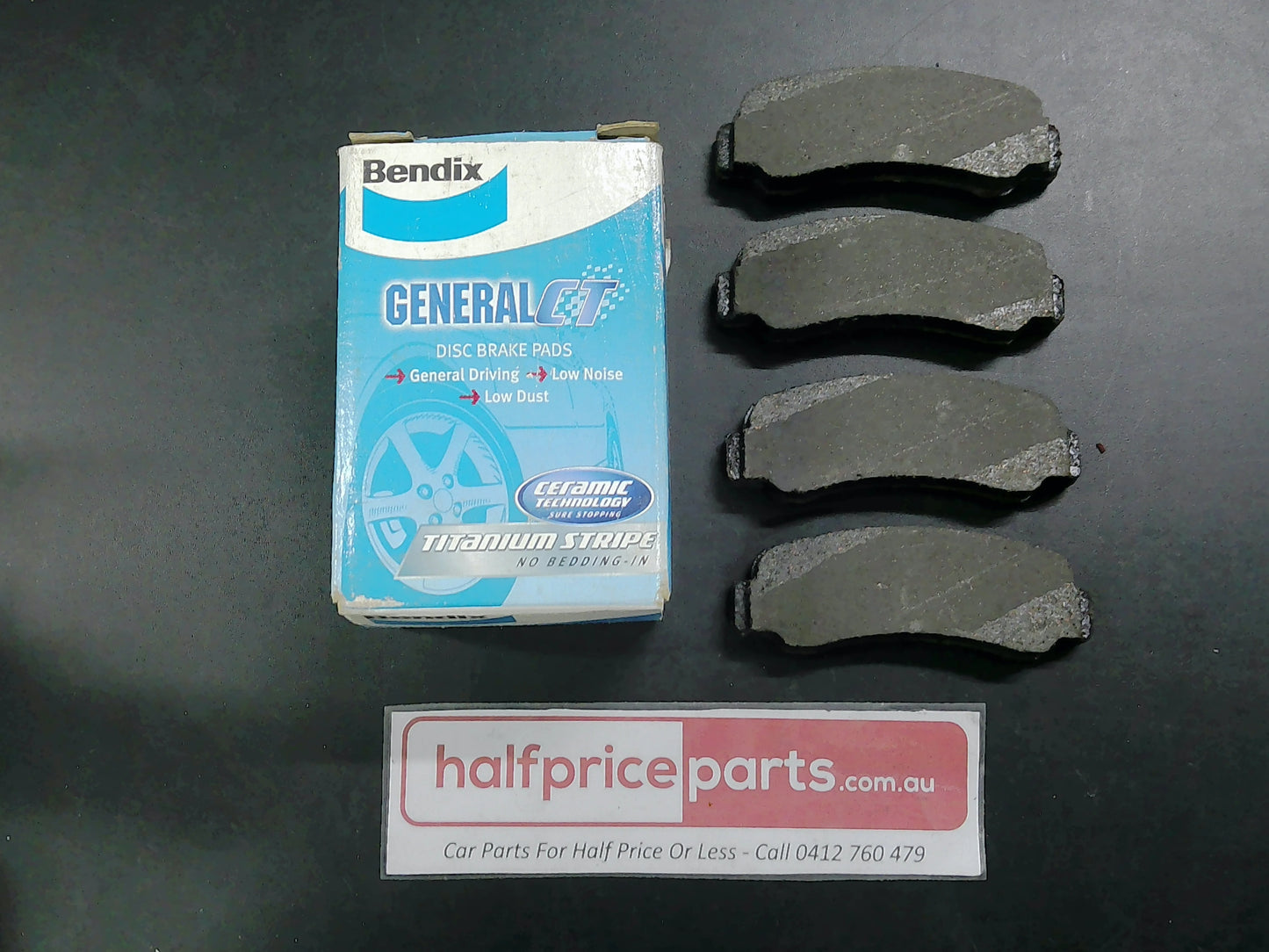 Bendix Rear Brake Pad Set Suits Toyota Corolla New Part