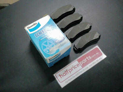 Bendix Rear Brake Pad Set Suits Toyota Corolla New Part
