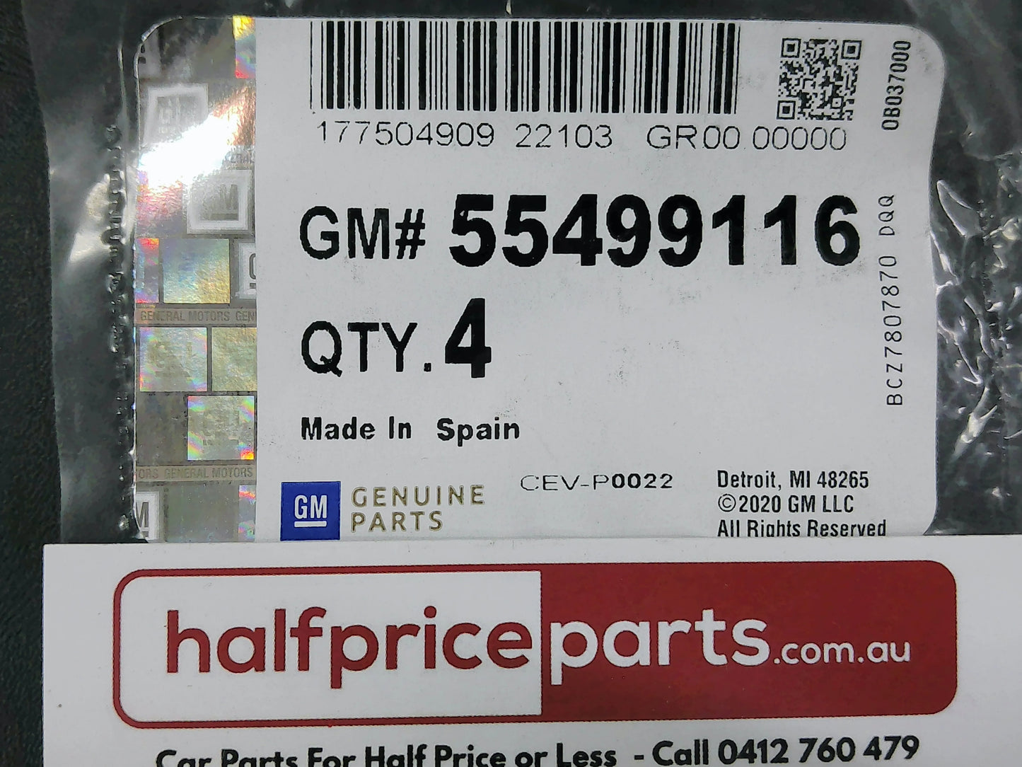 Holden Astra J/RG Colorado/RG Trailblazer/EQ Equinox/Insignia/Mokka/Zafira Genuine Fuel Injection Fuel Return Hose Clamp New Part