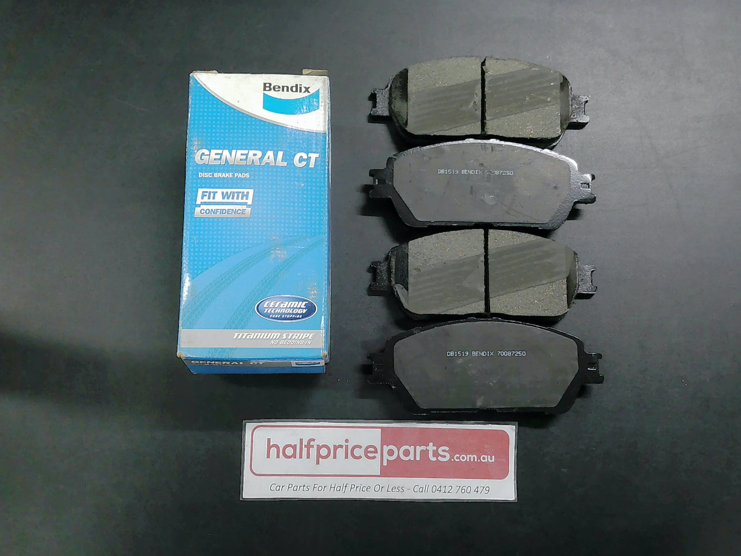 Bendix Front Brake Pad Set Suits Toyota Tarago New Part
