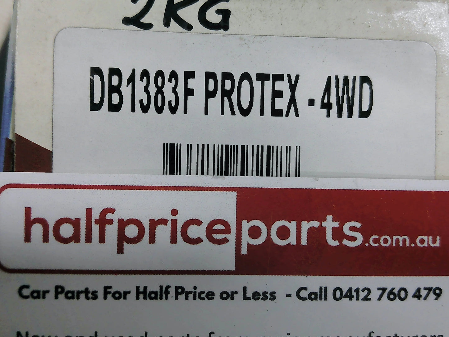 Protex Rear Brake Pad Set Suits Toyota Landcruiser 100 Series/Lexus New Part