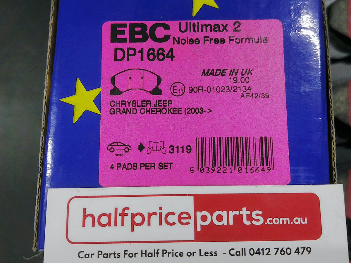 EBC Front Disc Brake Pad Set Suit Jeep Grand Cherokee New Part