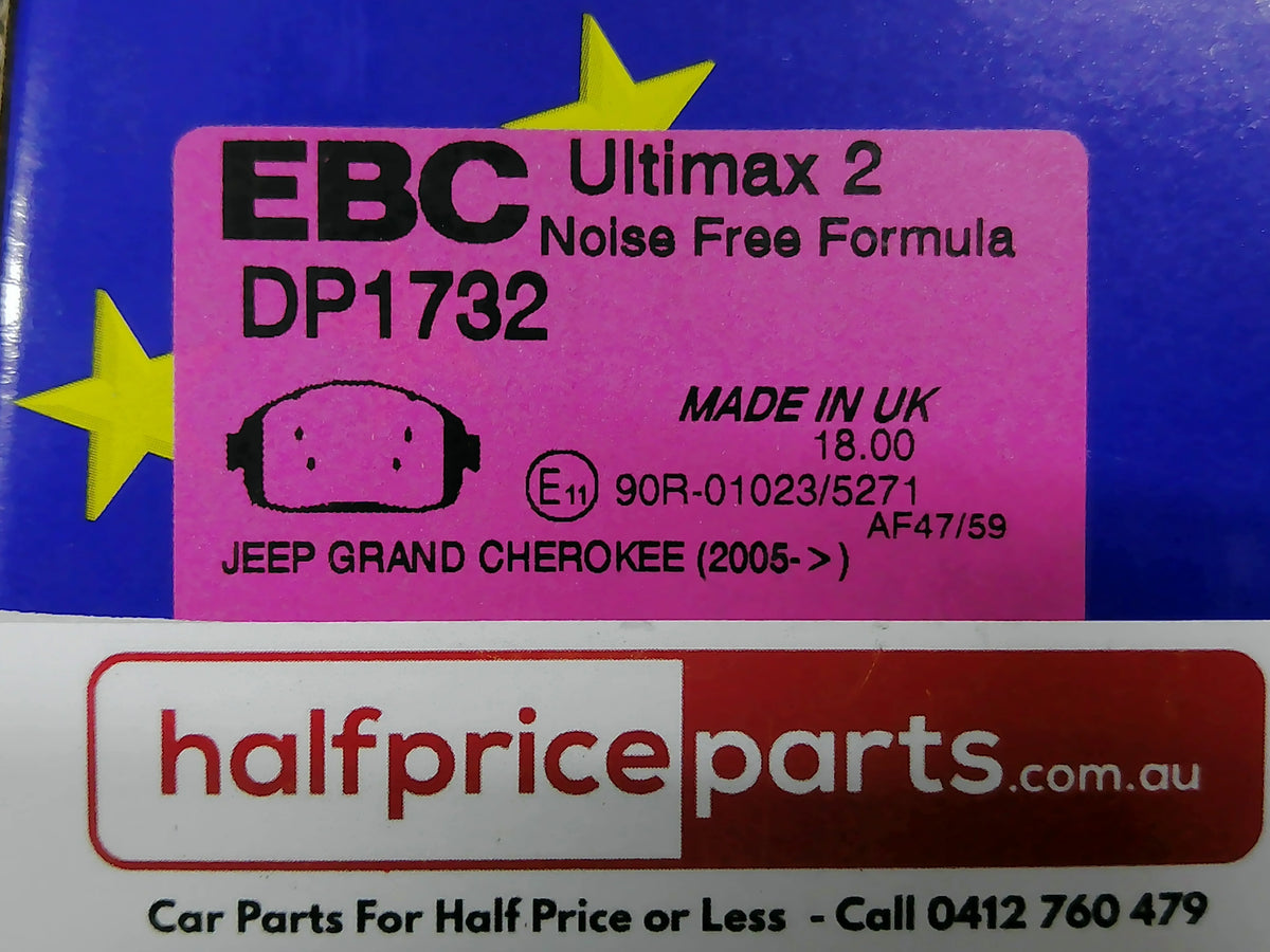 EBC Front Disc Brake Pad Set Suits Jeep Grand Cherokee New Part