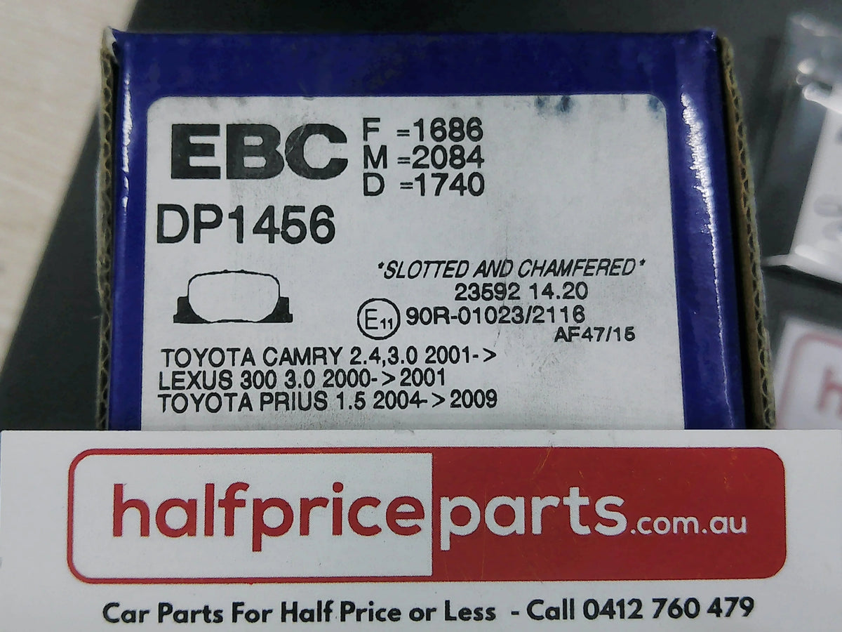 EBC Rear Disc Brake Pad Set Suits Toyota Camry/Prius New Part