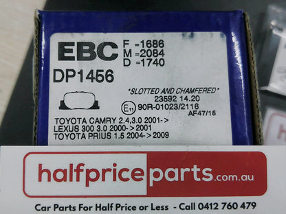 EBC Rear Disc Brake Pad Set Suits Toyota Camry/Prius New Part