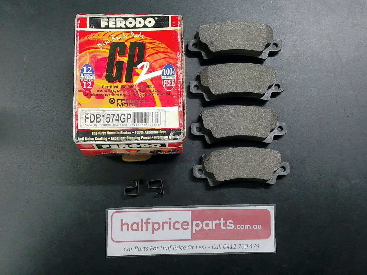 Ferodo Rear Brake Pad Set Suits Toyota Corolla Hatch New Part