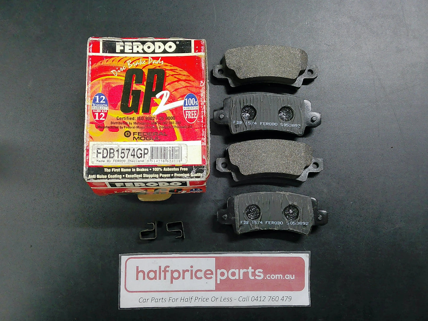 Ferodo Rear Brake Pad Set Suits Toyota Corolla Hatch New Part